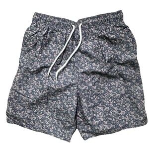 NWT Men’s Arizona Jean Co Floral Swim Trunks Size Small 6.5” Inseam